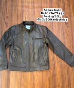 Áo da si tuyển Da Bò Italia ( Ý ) - Mẫu 5 - Áo nặng 2,5kg