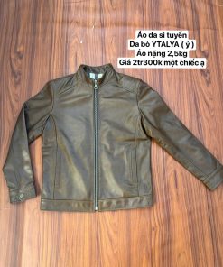 Áo da si tuyển Da Bò Italia ( Ý ) - Mẫu 1 - Áo nặng 2,5kg