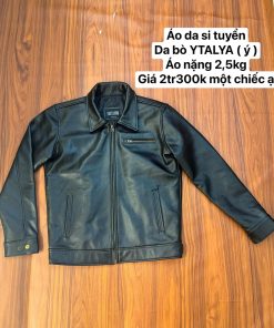 Áo da si tuyển Da Bò Italia ( Ý ) - Mẫu 3 - Áo nặng 2,5kg